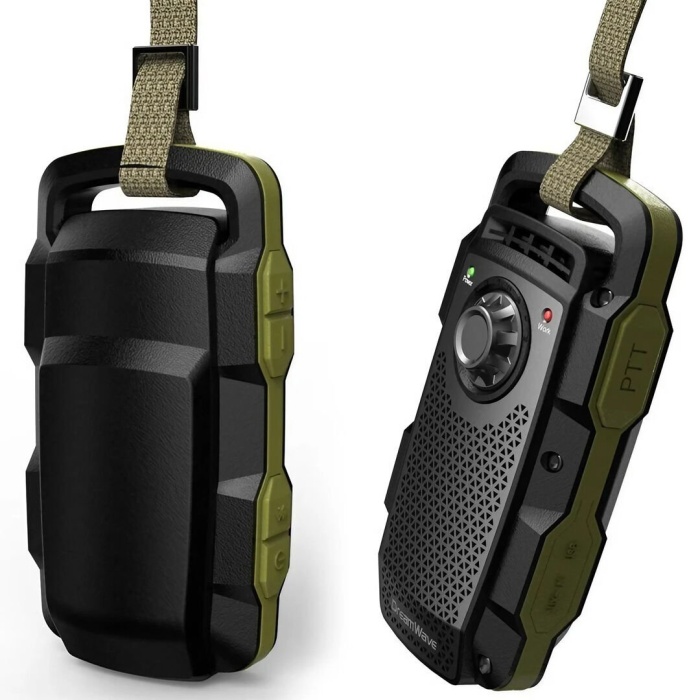 DreamWave 05 0014 Venture Bluetooth Telsiz Hoparlör (Asker Yeşili) | (Walkie Talkie) Perfect Ses Performansı Açık Hava Hoparlörü
